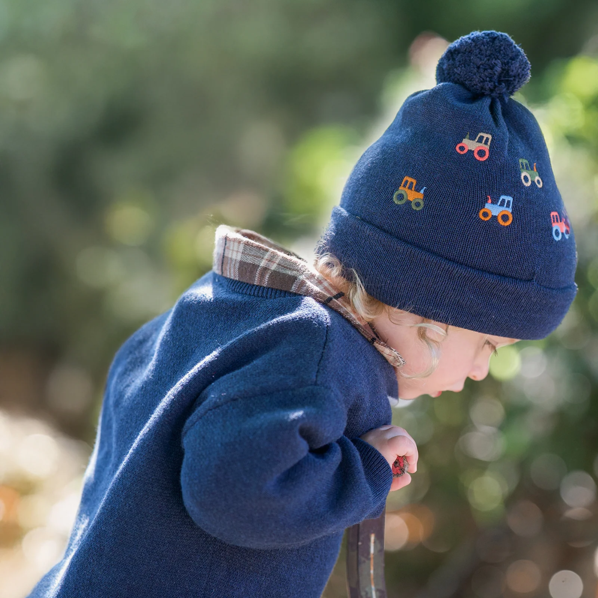 Organic Beanie Mystical Tiny Tractors
