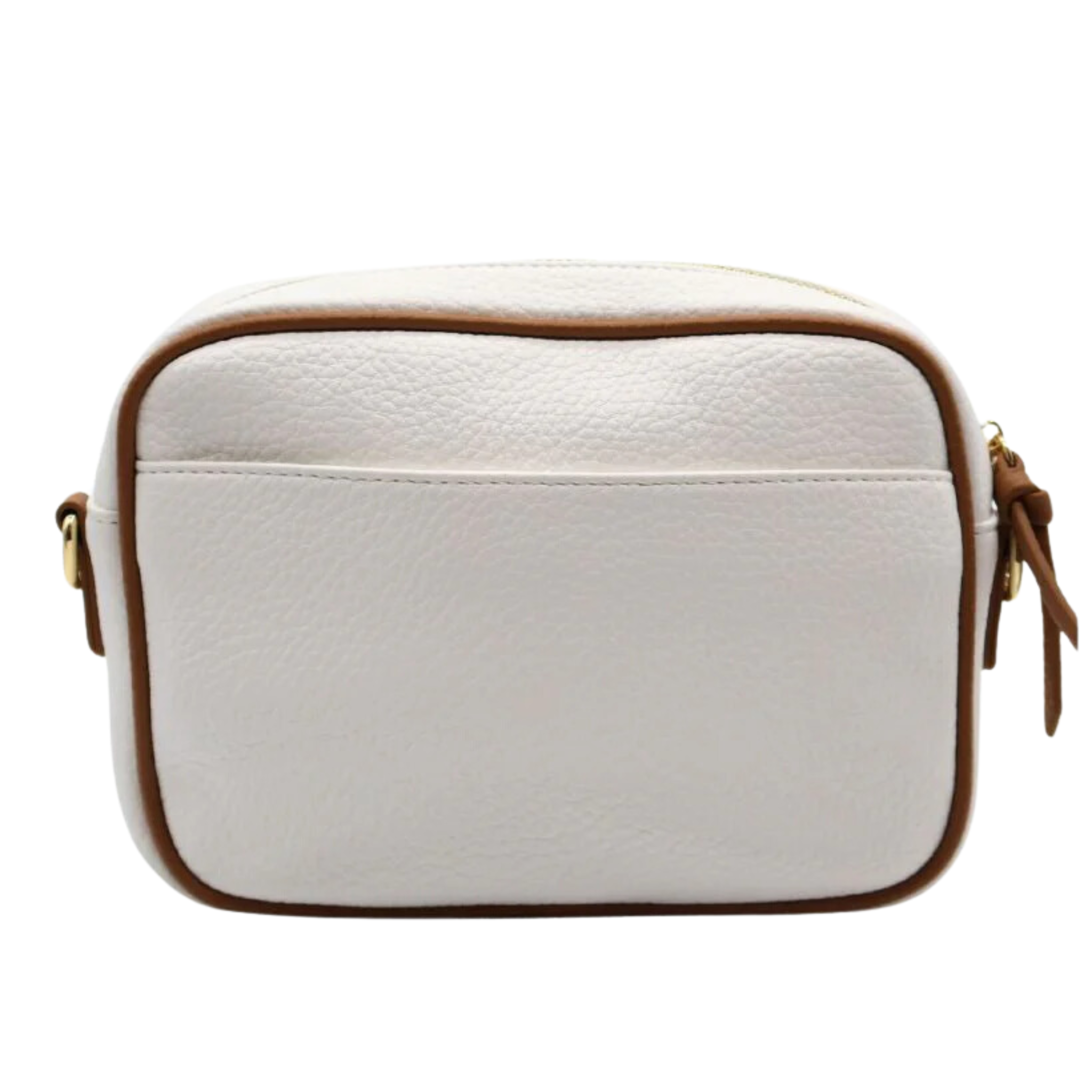 Ruby Sports Cross Body Bag Dual Tone White Tan