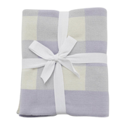 Gingham Baby Blanket Lilac