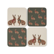 Heritage Hare Set Of 4 Coasters