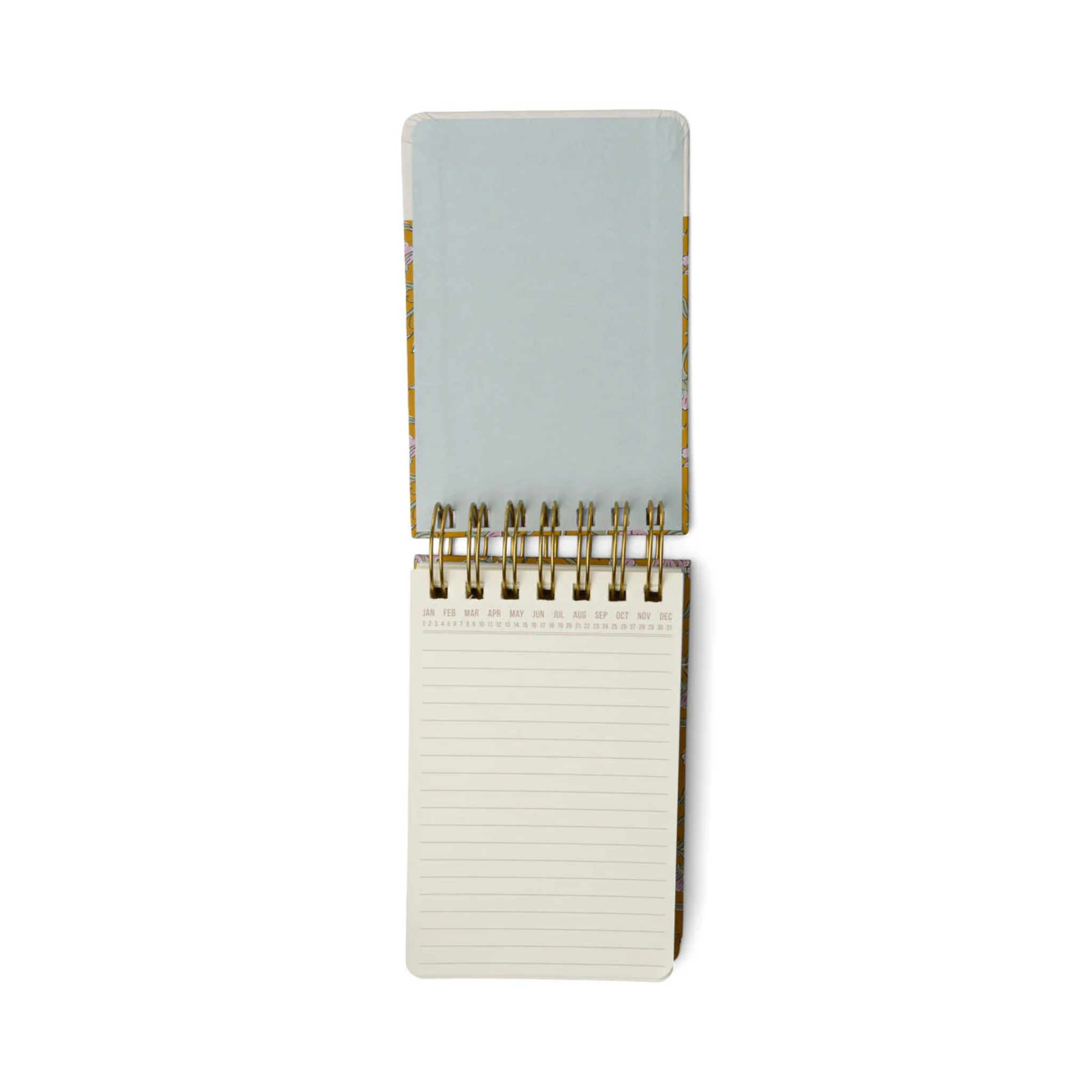 Chunky Notepad Gold Vintage Floral