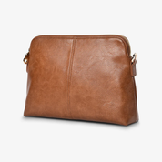 Burbank Crossbody Large Tan Pebble