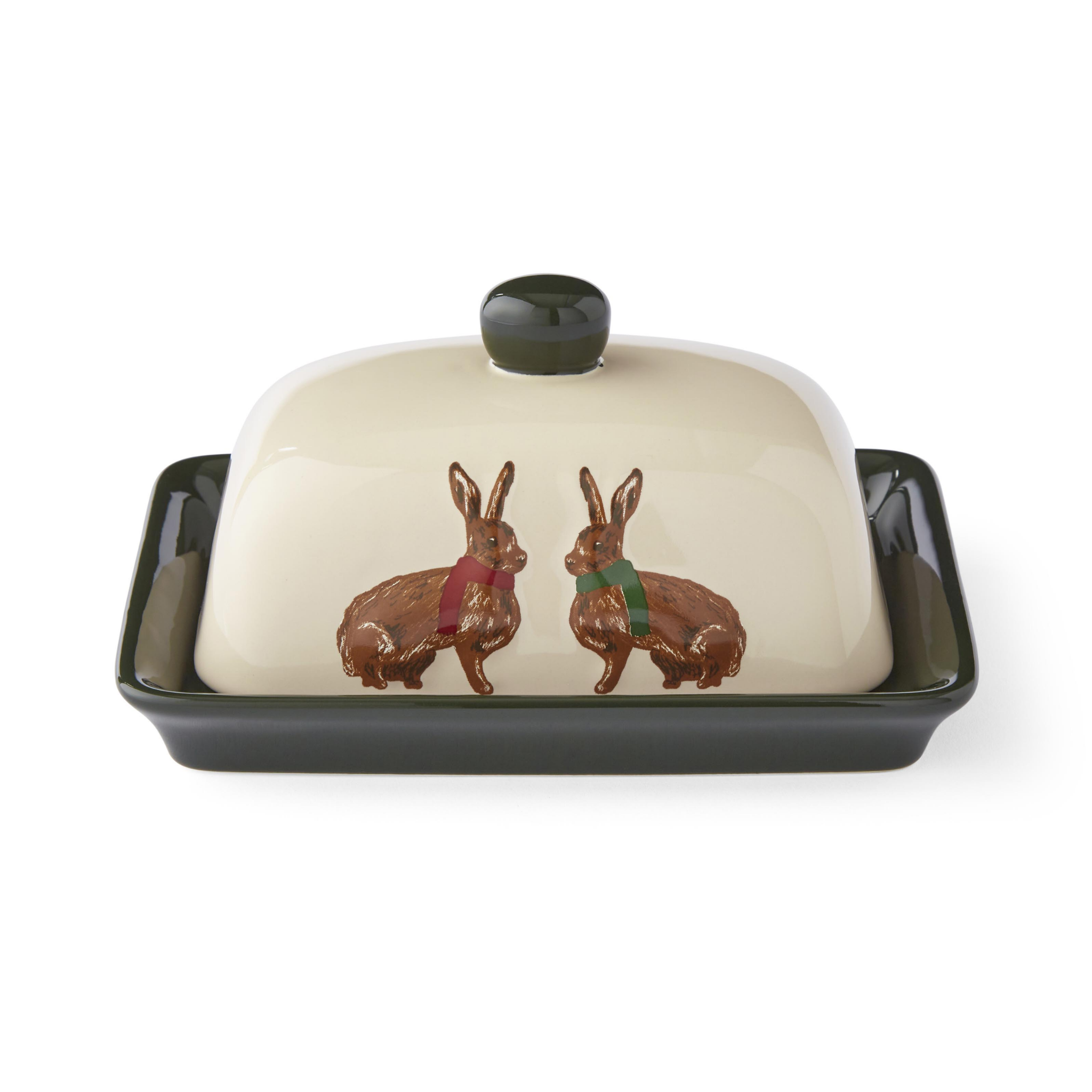 Heritage Hare Butter Dish