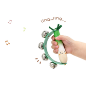 Wooden Veggie Handbell Carrot