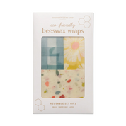 Beeswax Wrap Set Of 3 Retro