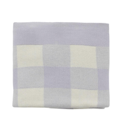 Gingham Baby Blanket Lilac