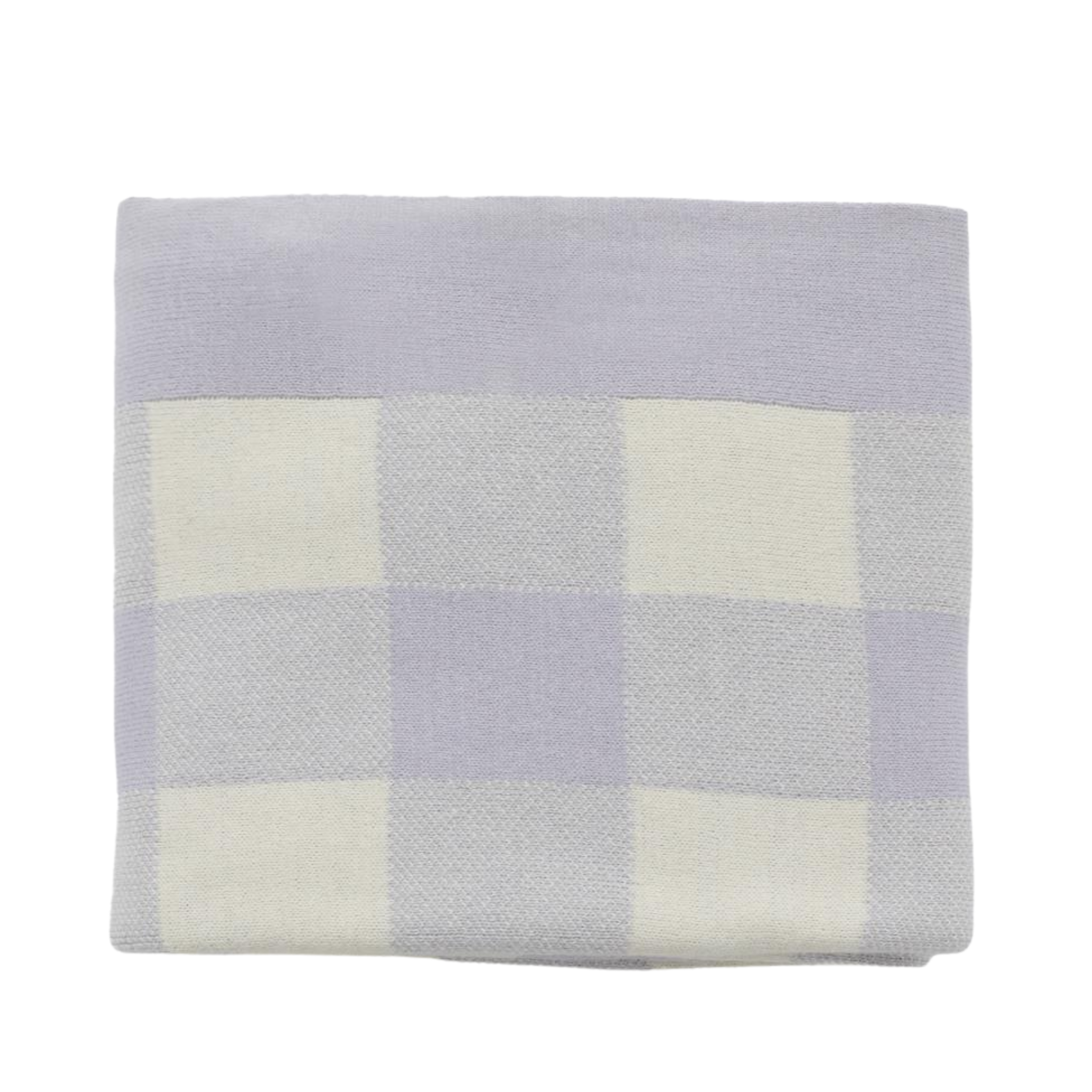 Gingham Baby Blanket Lilac