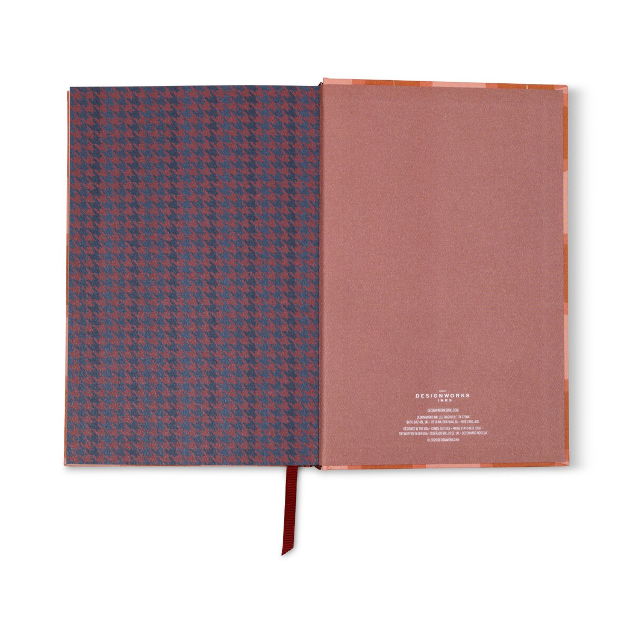 Framed Floral Die-Cut Bound Journal Iris
