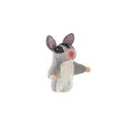 Handmade Felted Finger Puppet Sugar Glider