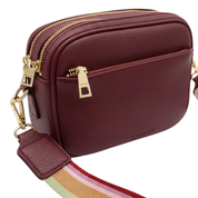 Ruby London Cross Body Bag Burgundy