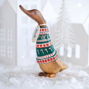 Christmas Jumper Duckling Candy Cane