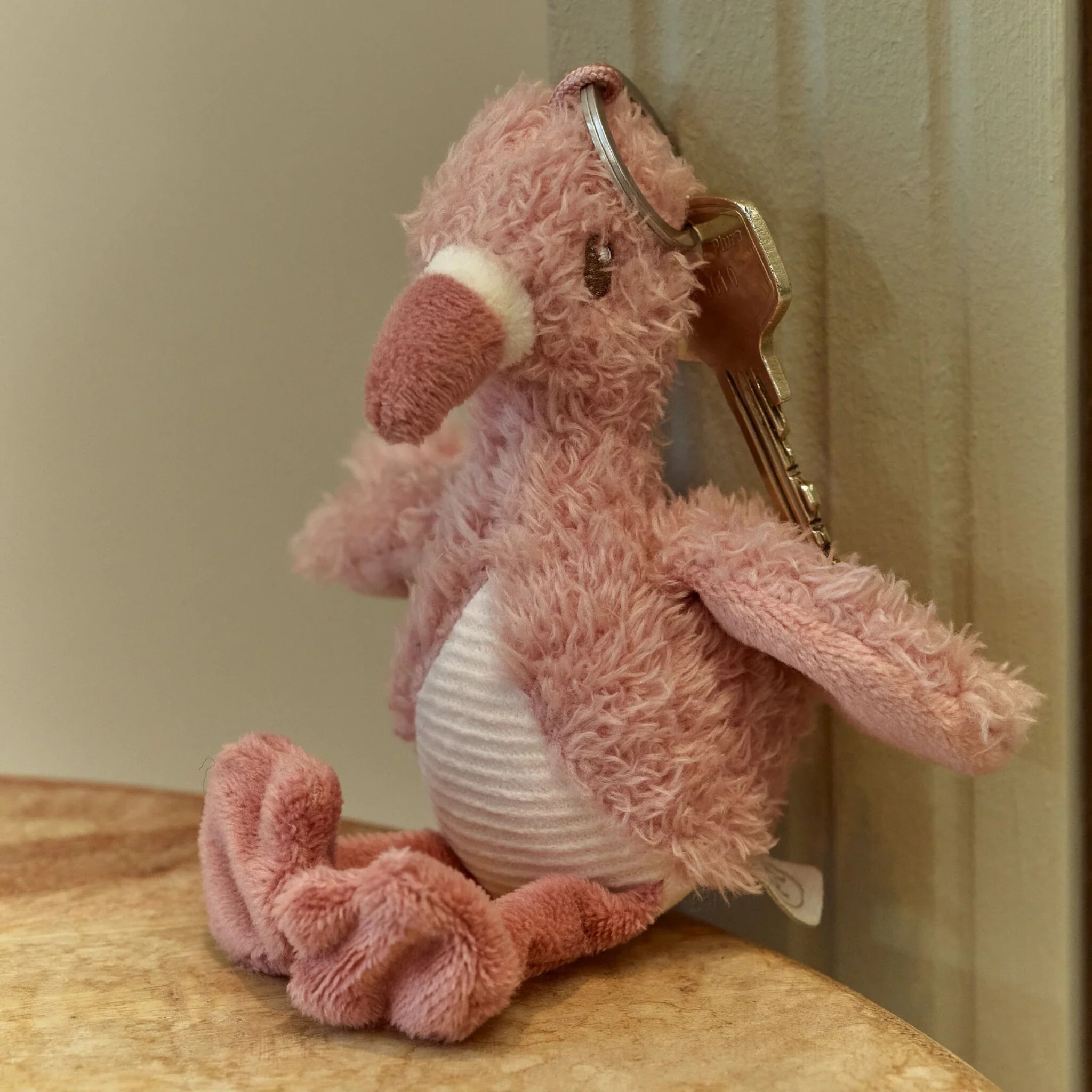 Safari Friends Keychain Flamingo