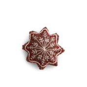 Felt Christmas Gingerbread Star Decoration