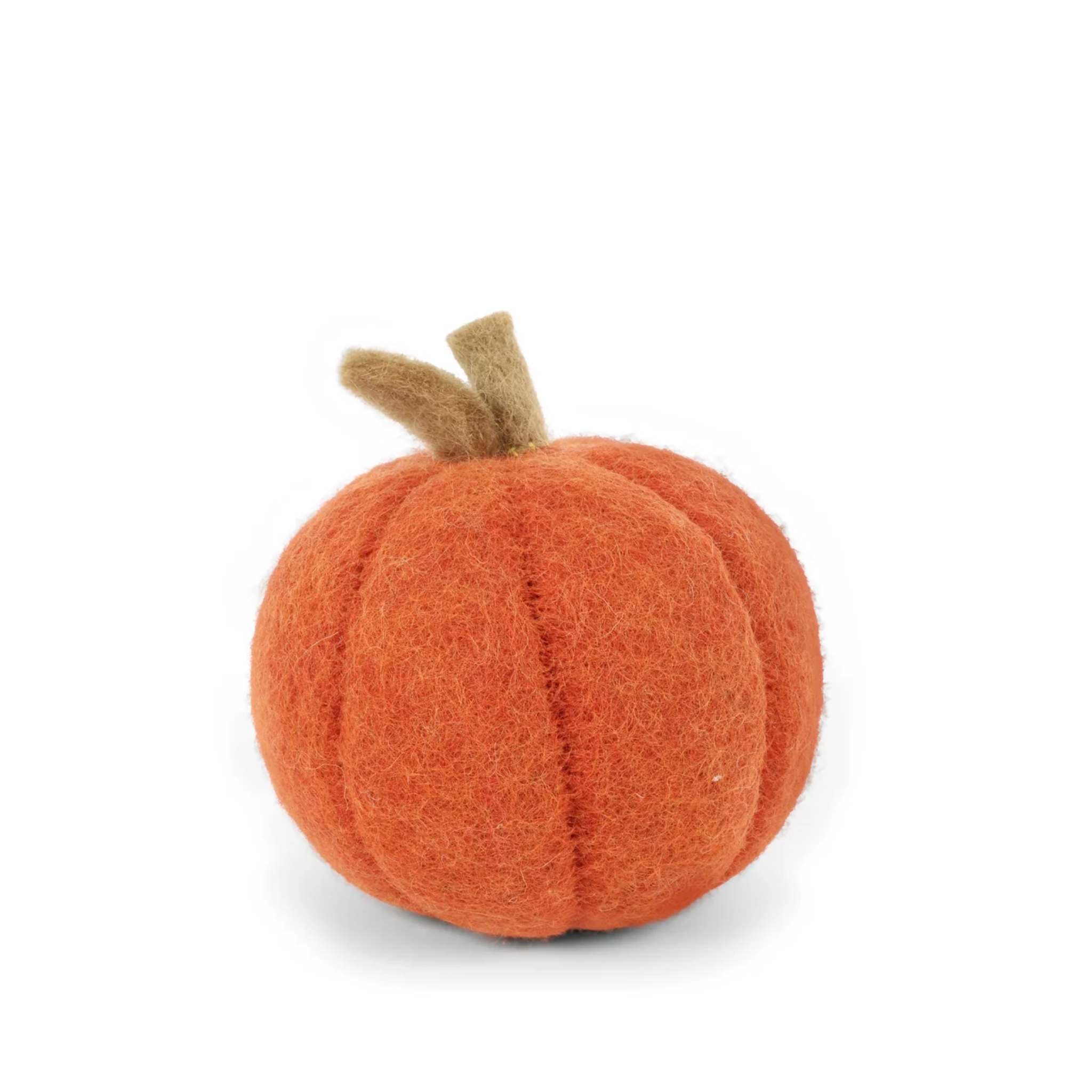 Felted Pumpkin Rusty Red