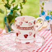 Pink Hearts Mummy 1/2 Pint Mug