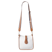 Dominic Max Bag Dual Tone White Tan 2.0