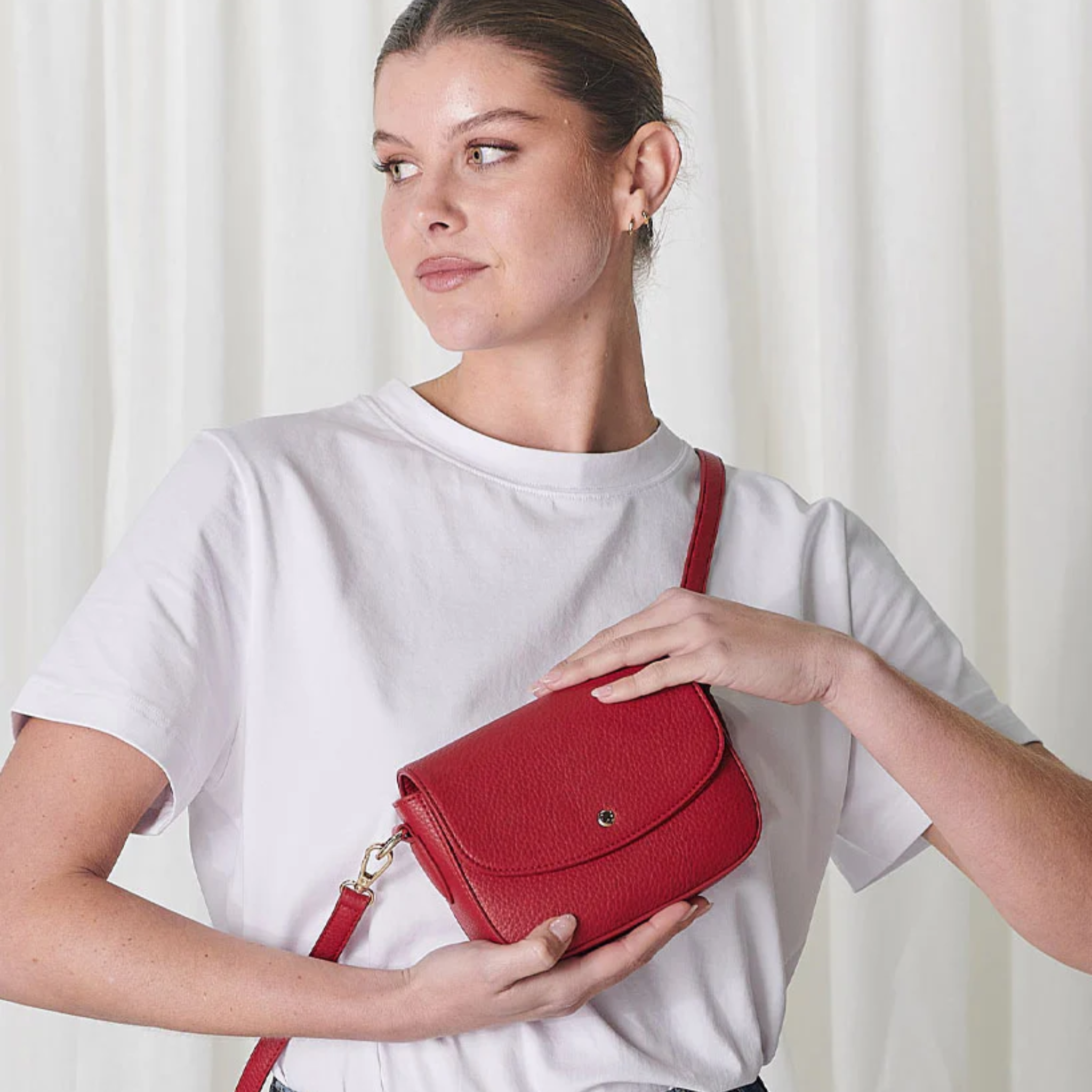 Posy Cross Body Bag Red