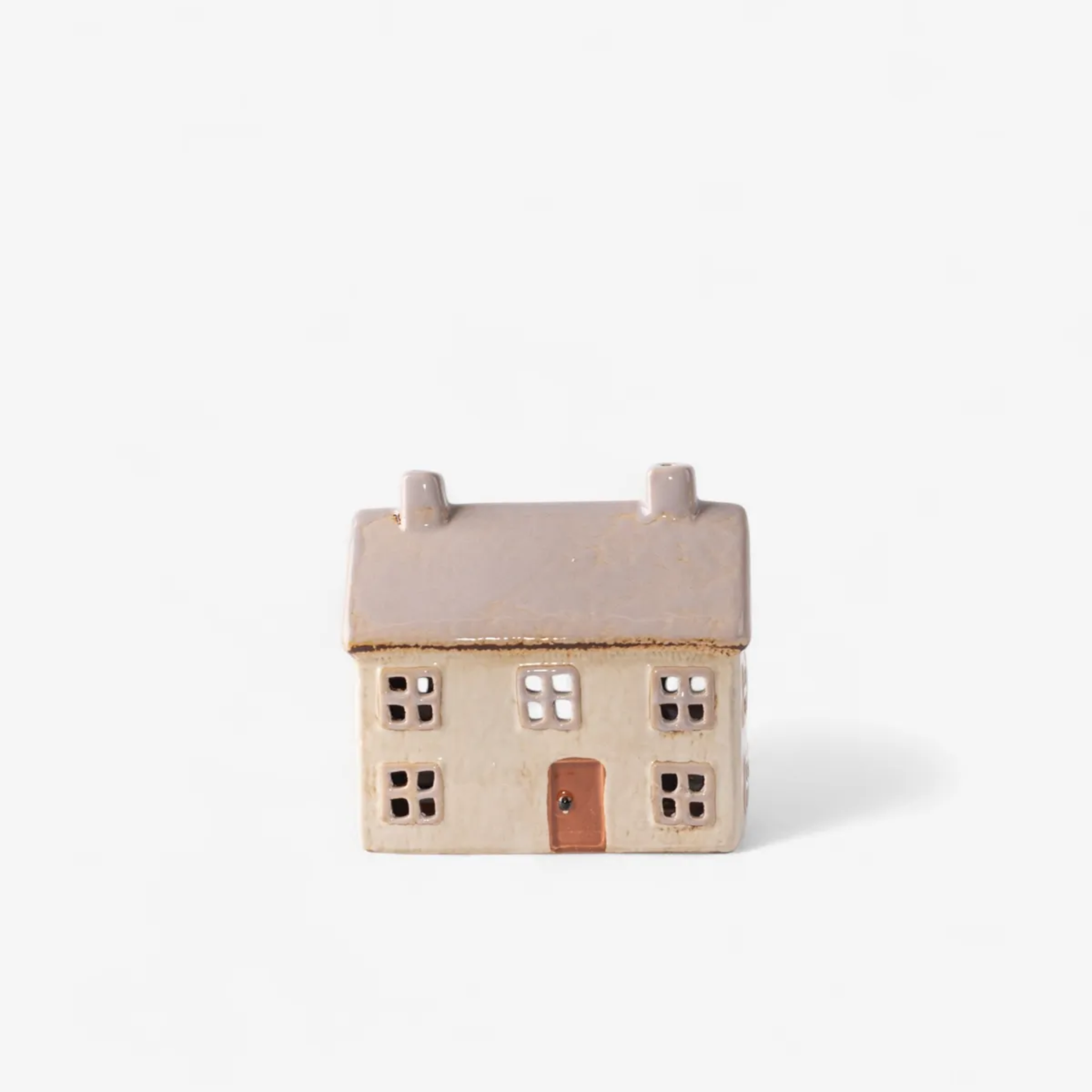 Alsace Tea Light Cottage Light Grey