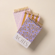 Large Chunky Notepad Purple Vintage Floral