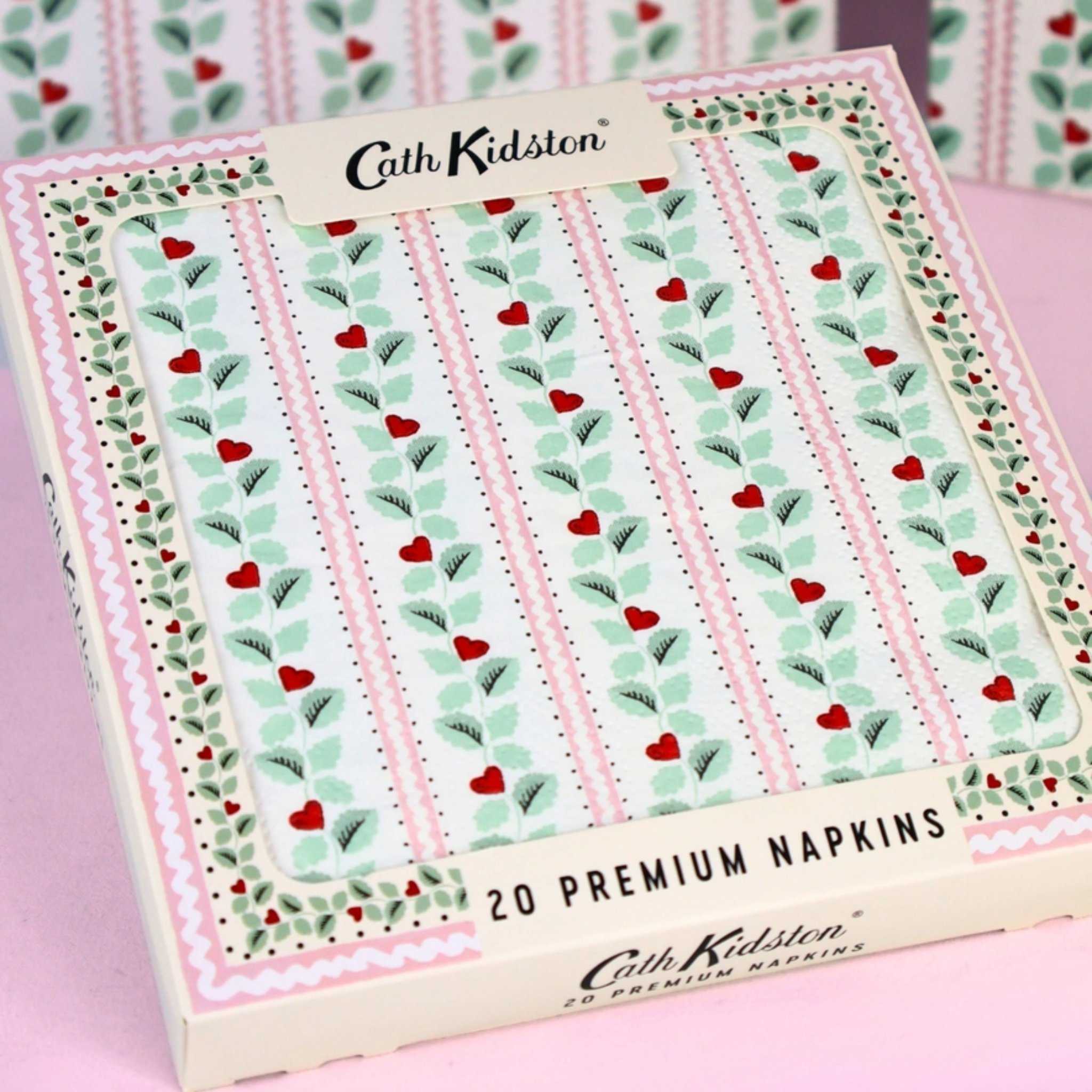 Heart Vine Paper Lunch Napkins