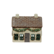 Christmas Tea Light Cottage with Swag