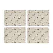 Set Of 4 Placemats Highland Sheep