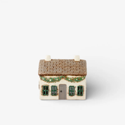 Christmas Tea Light Cottage with Swag