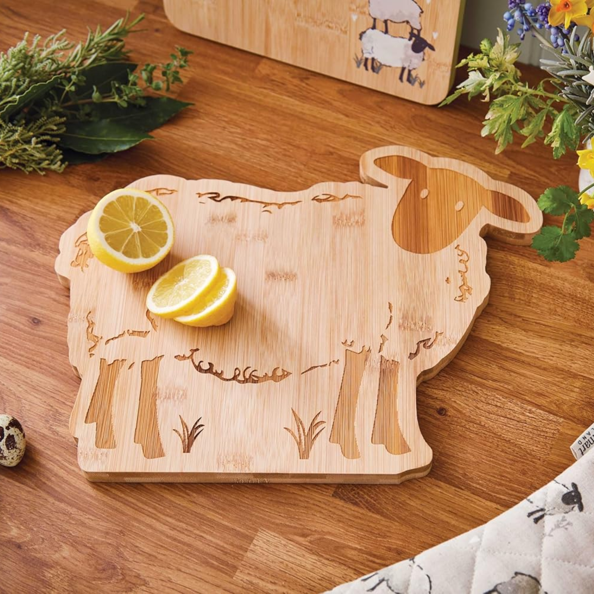 Bamboo Sheep Board Highland Sheep