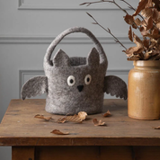 Felt Bat Basket Grey