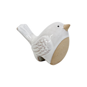 Bird Pot Sitter White