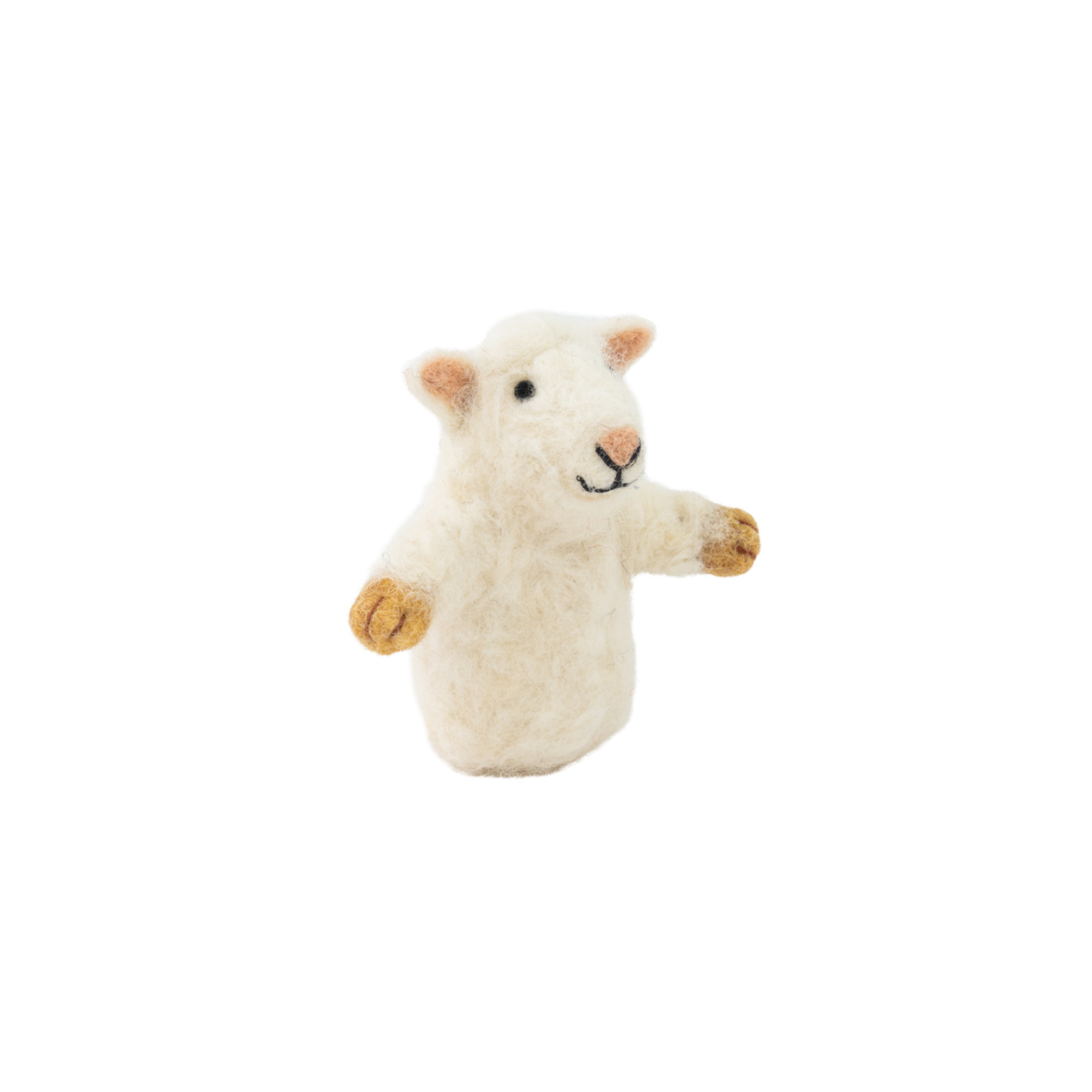 Felted Finger Puppet Sheep