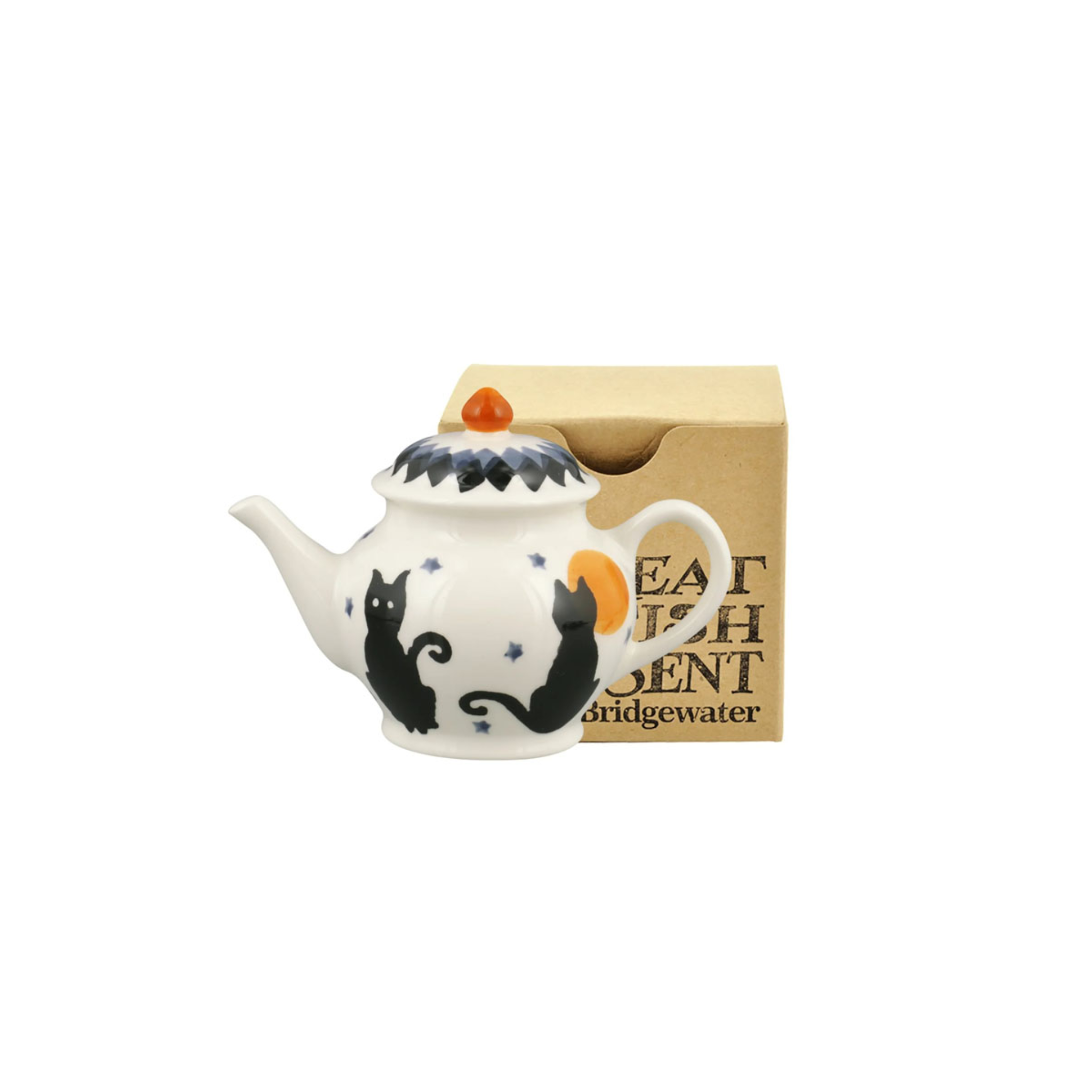 Halloween The Wise Witches Black Cats Tiny Teapot Decoration