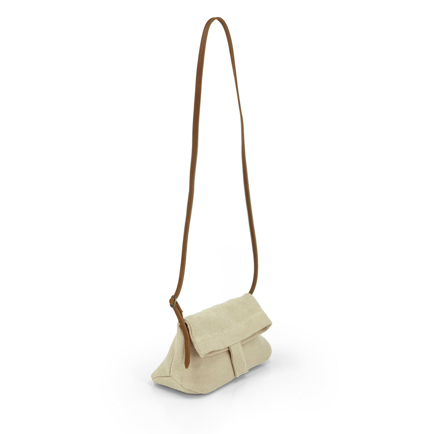 Natural Cross Body Bag Beige