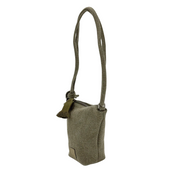 Small Crossbody Bucket Bag Khaki