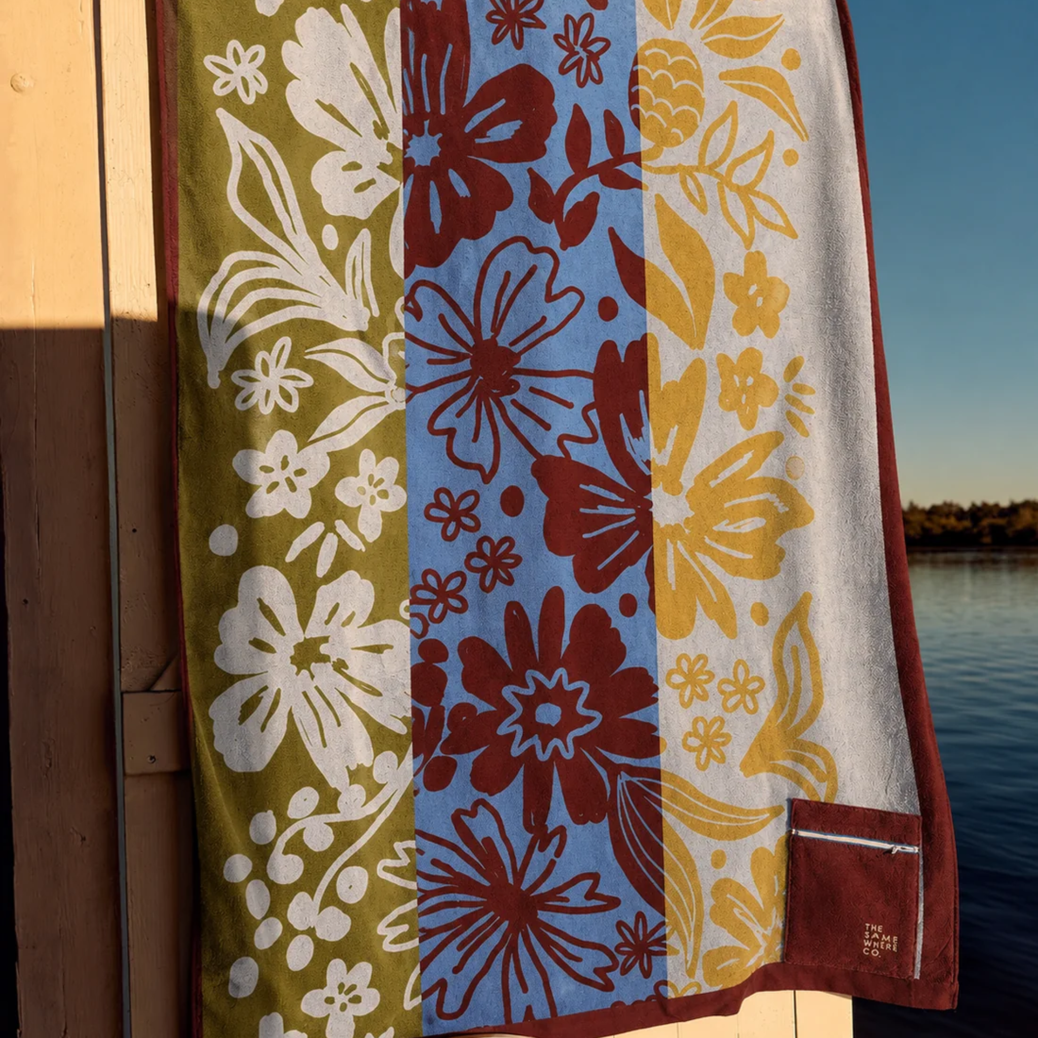 Flor Del Sol Premium Cotton Beach Towel