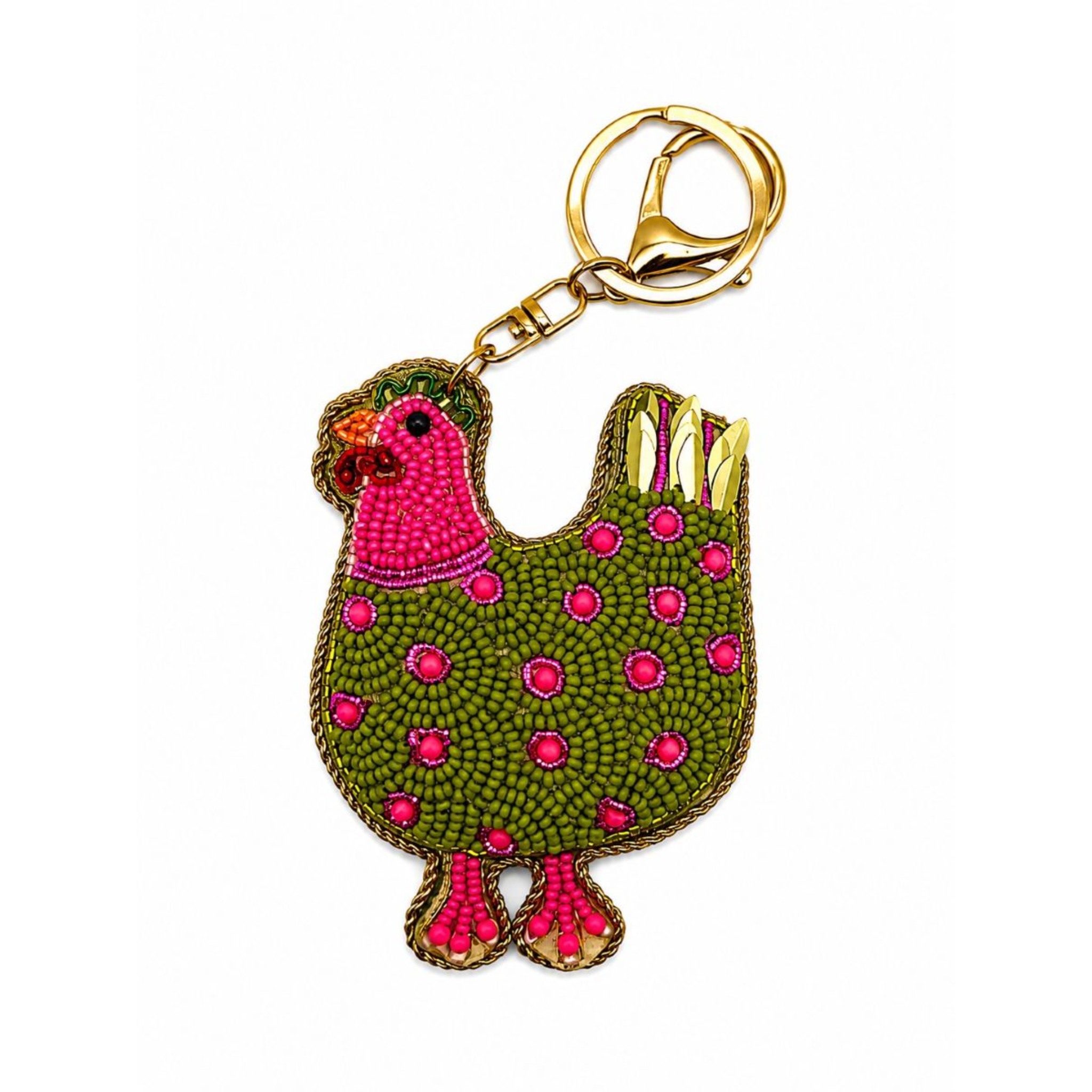 Marj Beaded Keyring