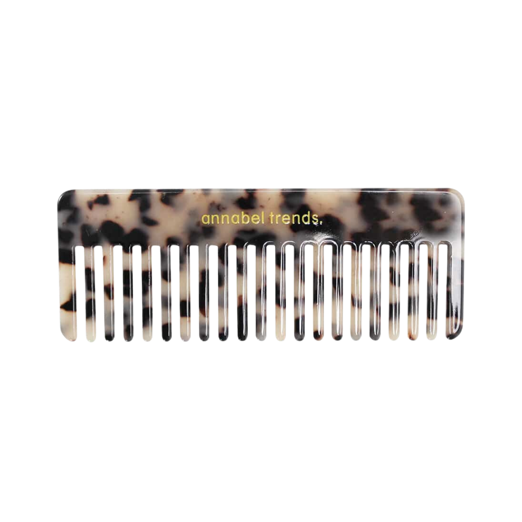 Tamed Rectangle Hair Comb Tortoiseshell