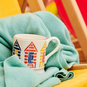 Icons Beach Huts 1/2 Pint Mug