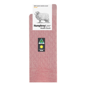 Fine Merino Wool Quilted Health Sock Pink