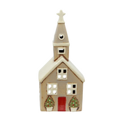 Alsace Tea Light Church Christmas Stone
