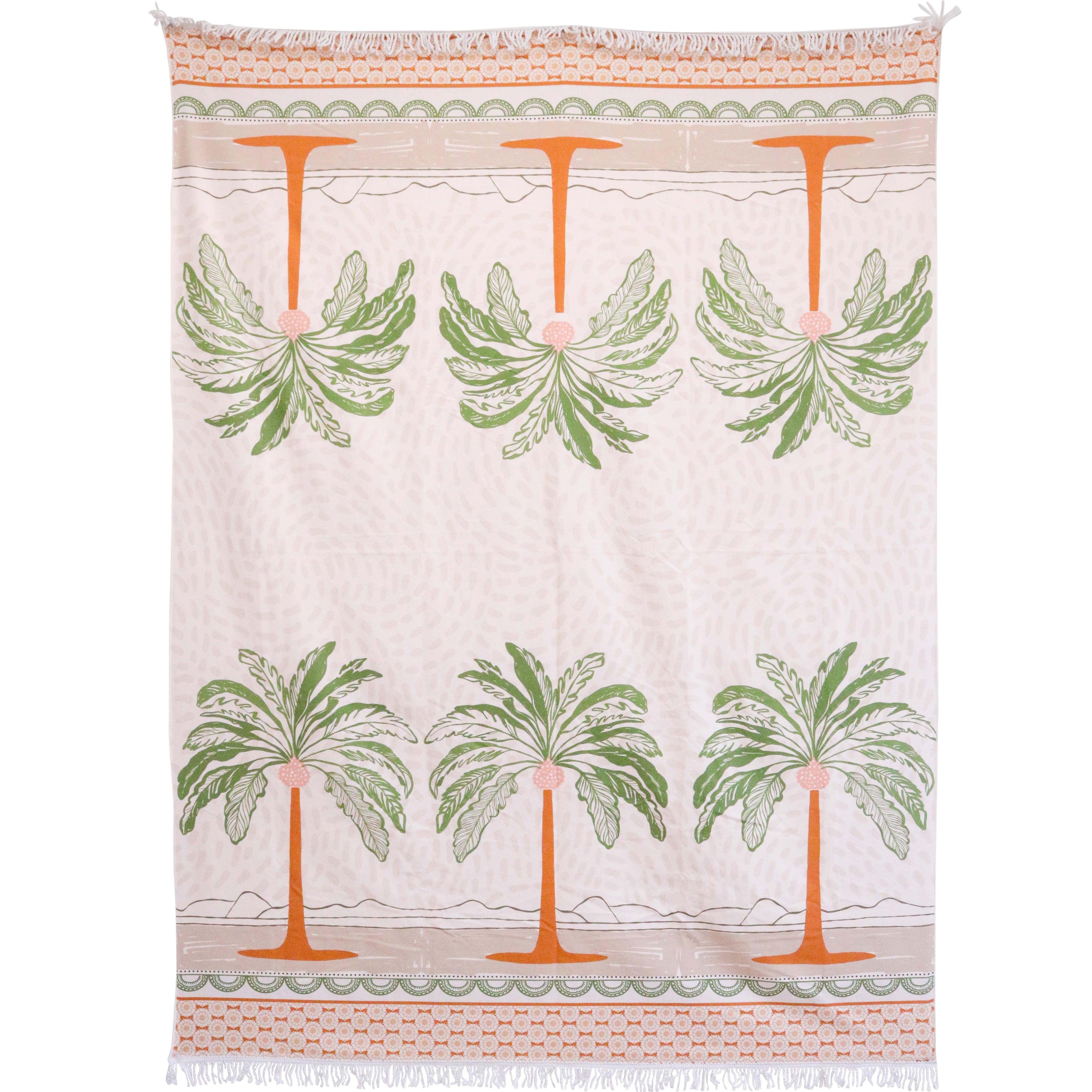 Xl Beach Towel Palm Trio