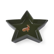 Heritage Hare Nibble & Dip Bowl Green Star