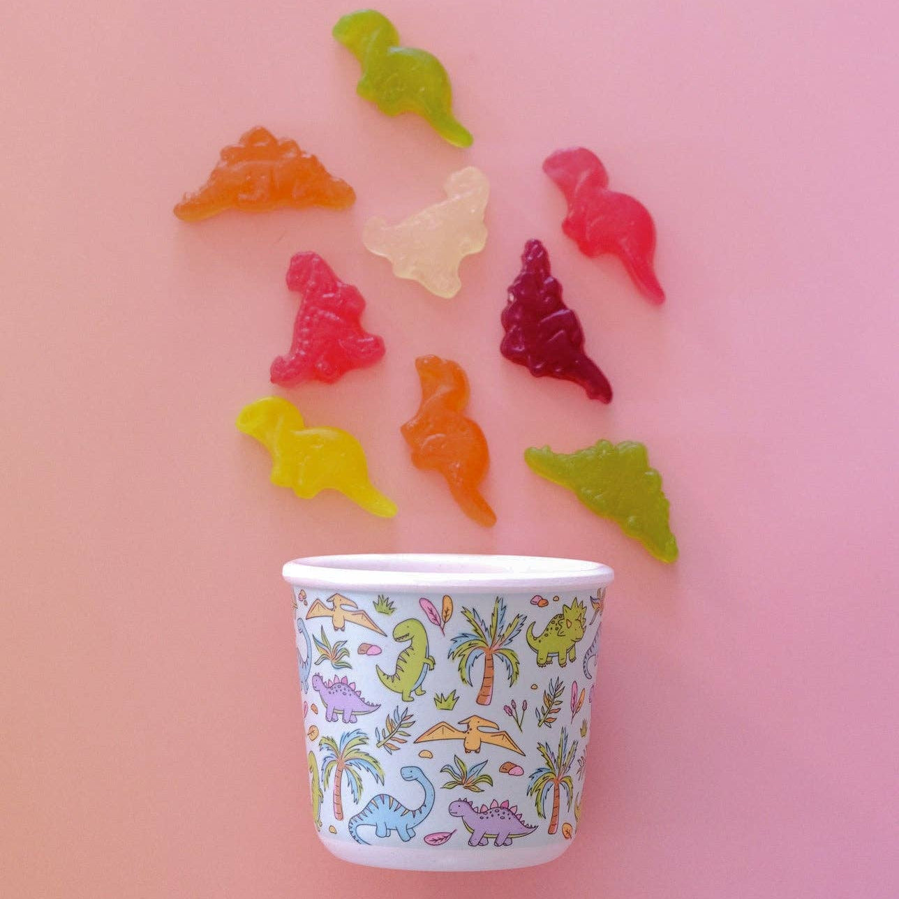 Snack-a-Saurus Bamboo Snack Pot (220ml)