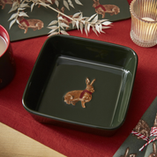 Heritage Hare Nibble & Dip Bowl Green