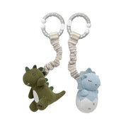 2 Pack Stroller Toy Dinosaurs