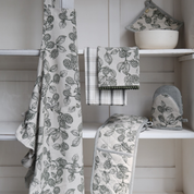 Berry & Bug Tea Towel Set Of 2 Olive