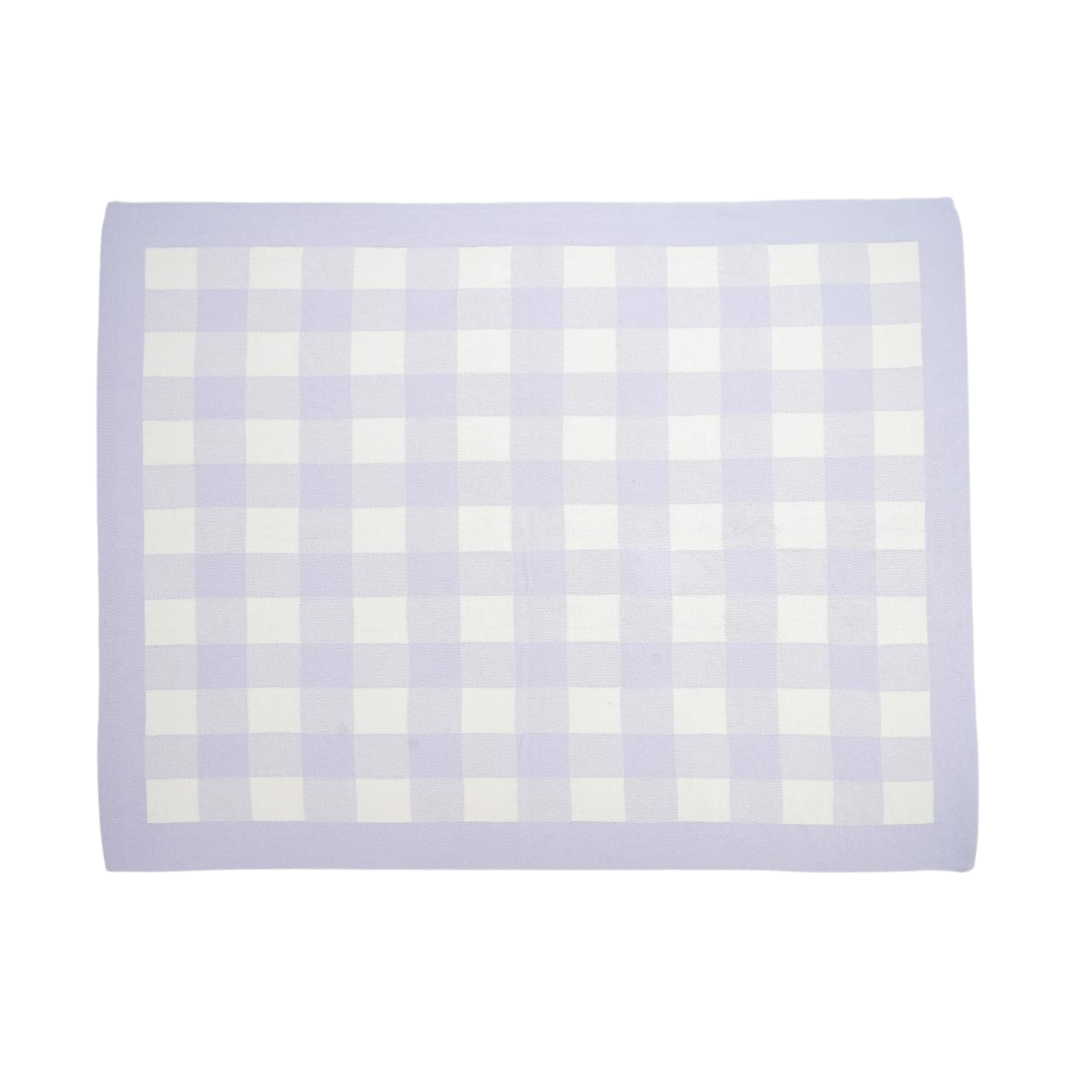 Gingham Baby Blanket Lilac