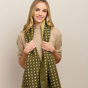 Moss Petite Fleur Scarf
