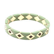 Mint Triangle Bracelet