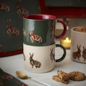 Heritage Hare Stacking Mug Green